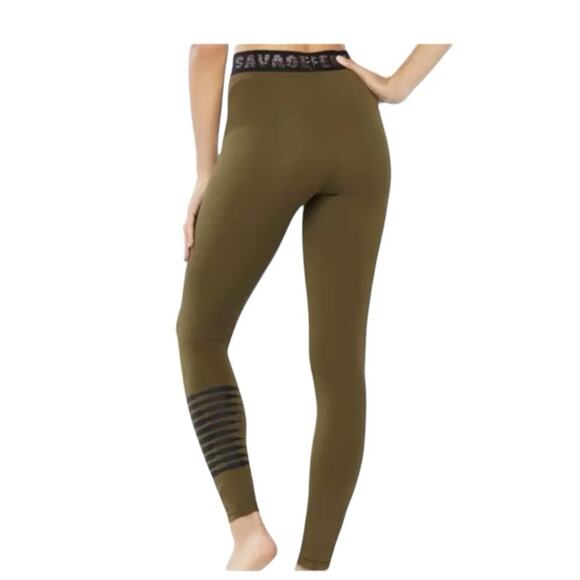 Savage X by Fenty NWTs High Waist Jersey Legging Military Olive Green size 1X - Picture 3 of 10